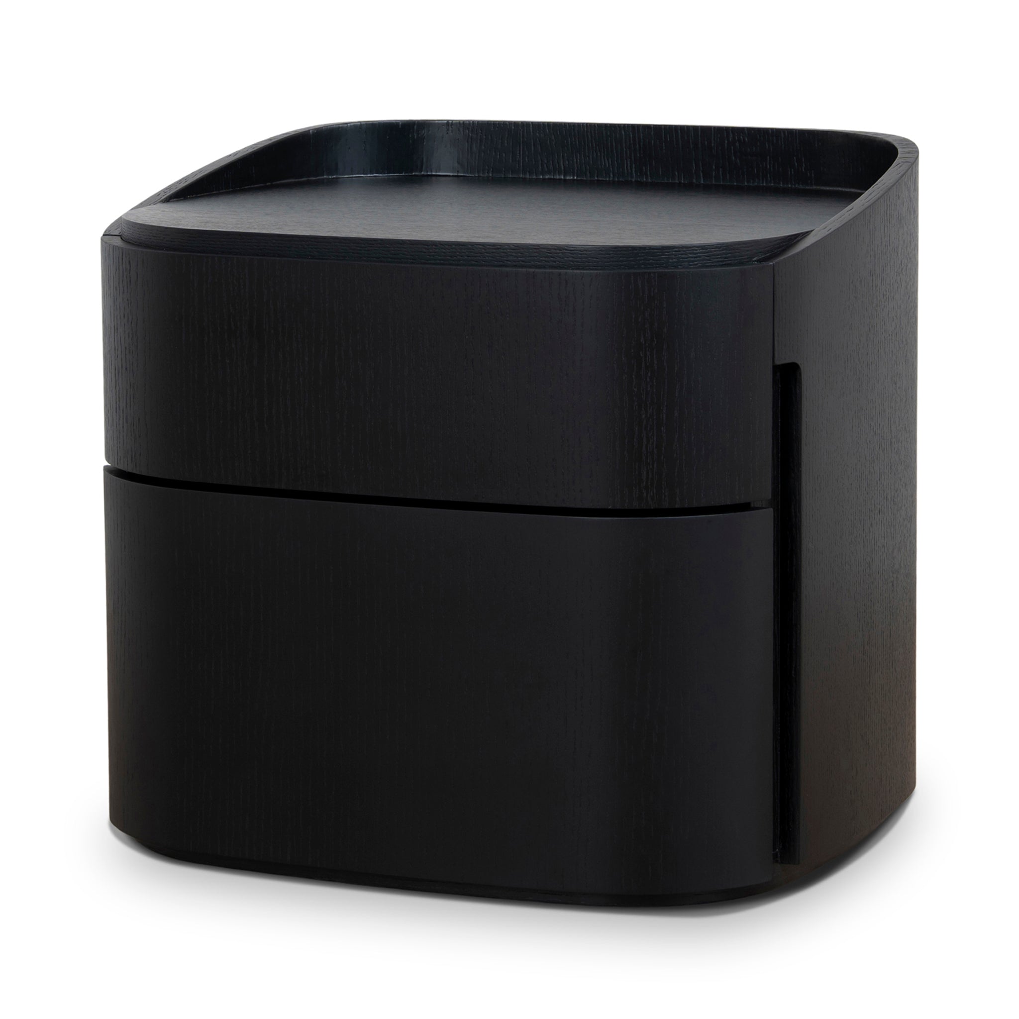 CST10956-IG 55cm Bedside Table - Full Black