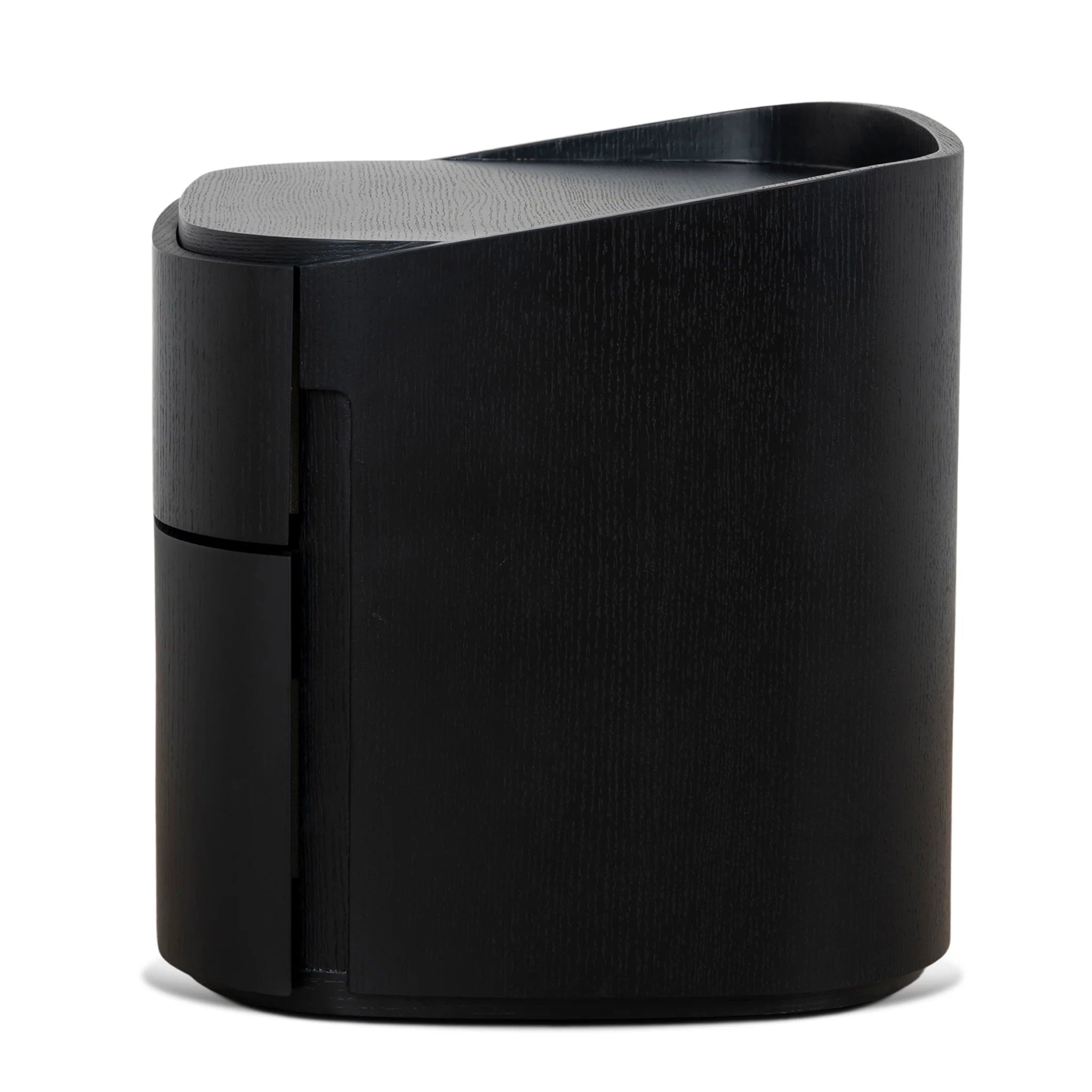 Popeluna Bedside Table - Full Black
