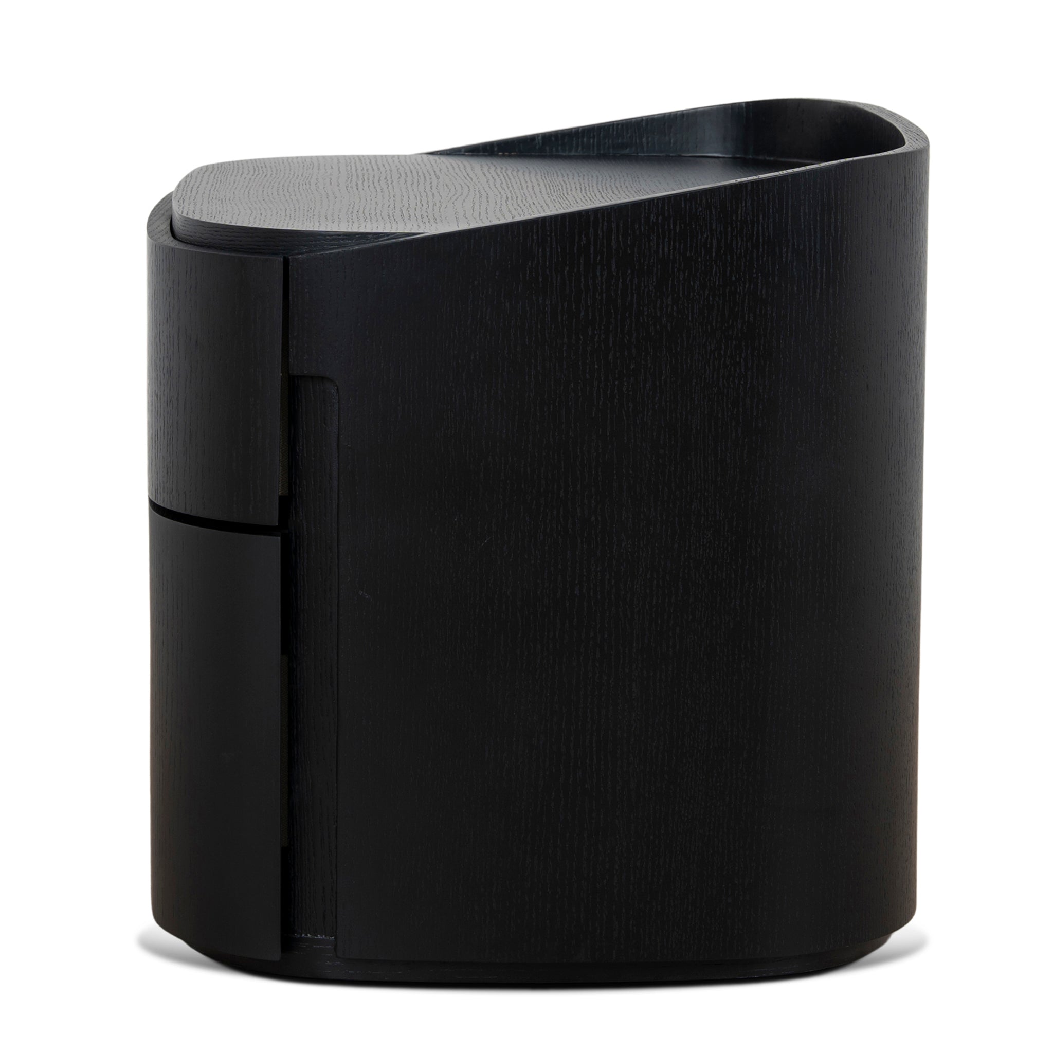 CST10956-IG 55cm Bedside Table - Full Black