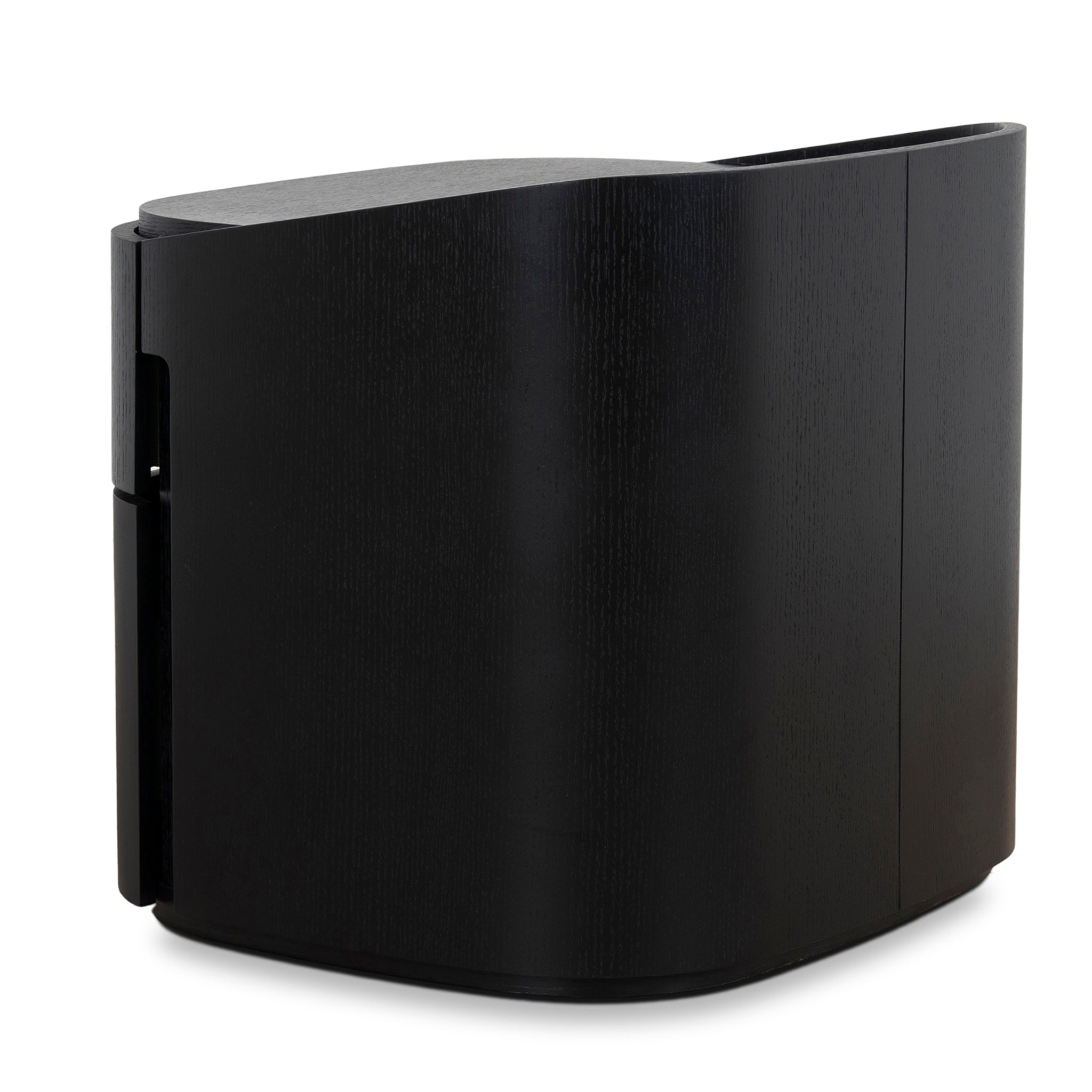 CST10956-IG 55cm Bedside Table - Full Black