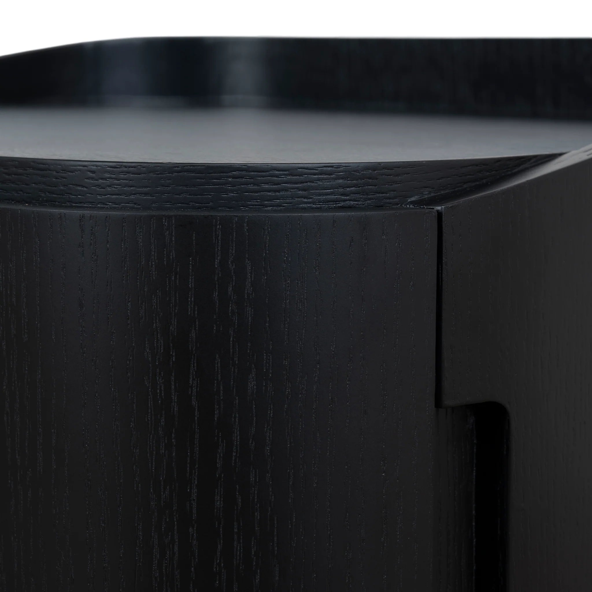Popeluna Bedside Table - Full Black