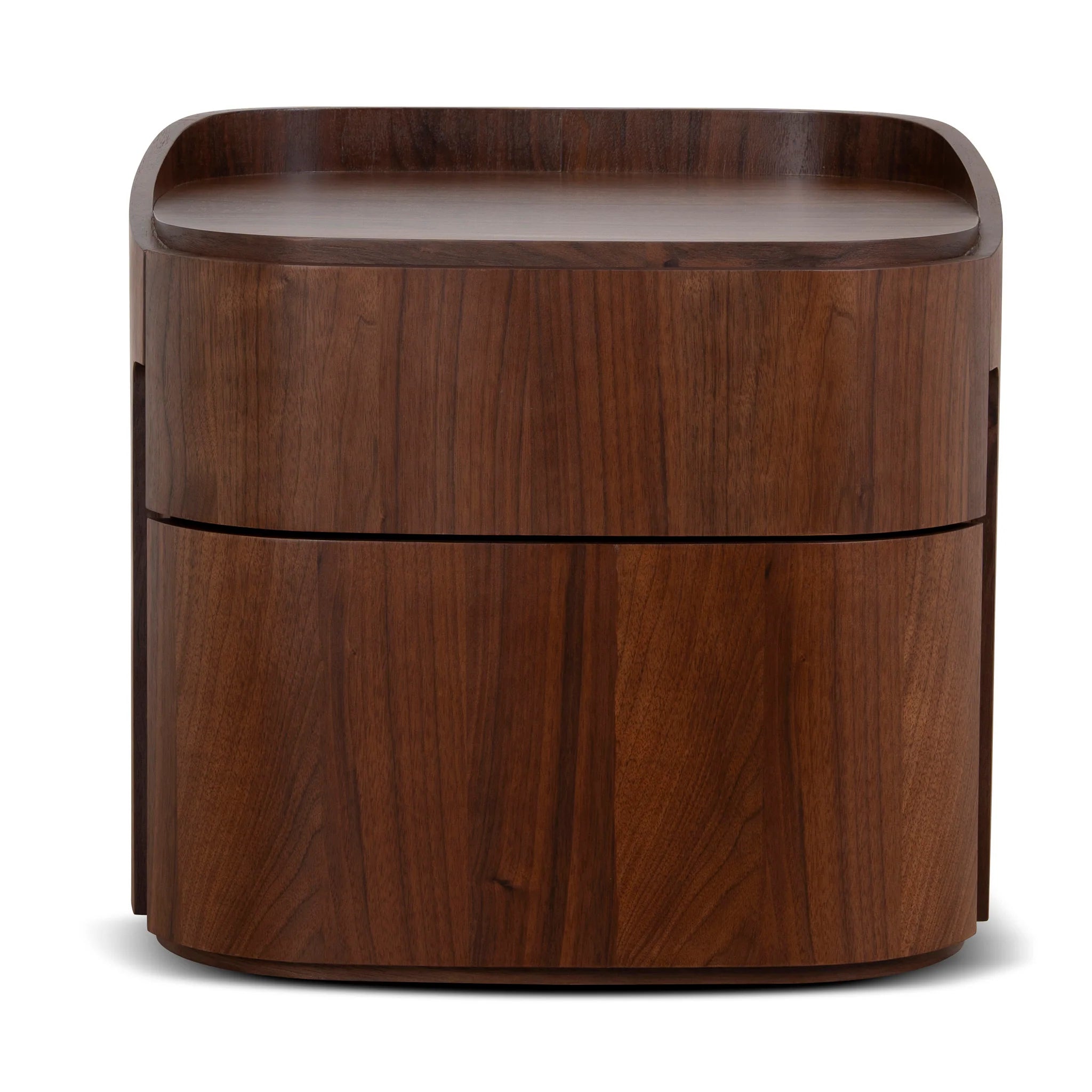 Showcasing Podelo Bedside Table - Walnut ST10957-IG Bedside Table by Calibre Furniturs