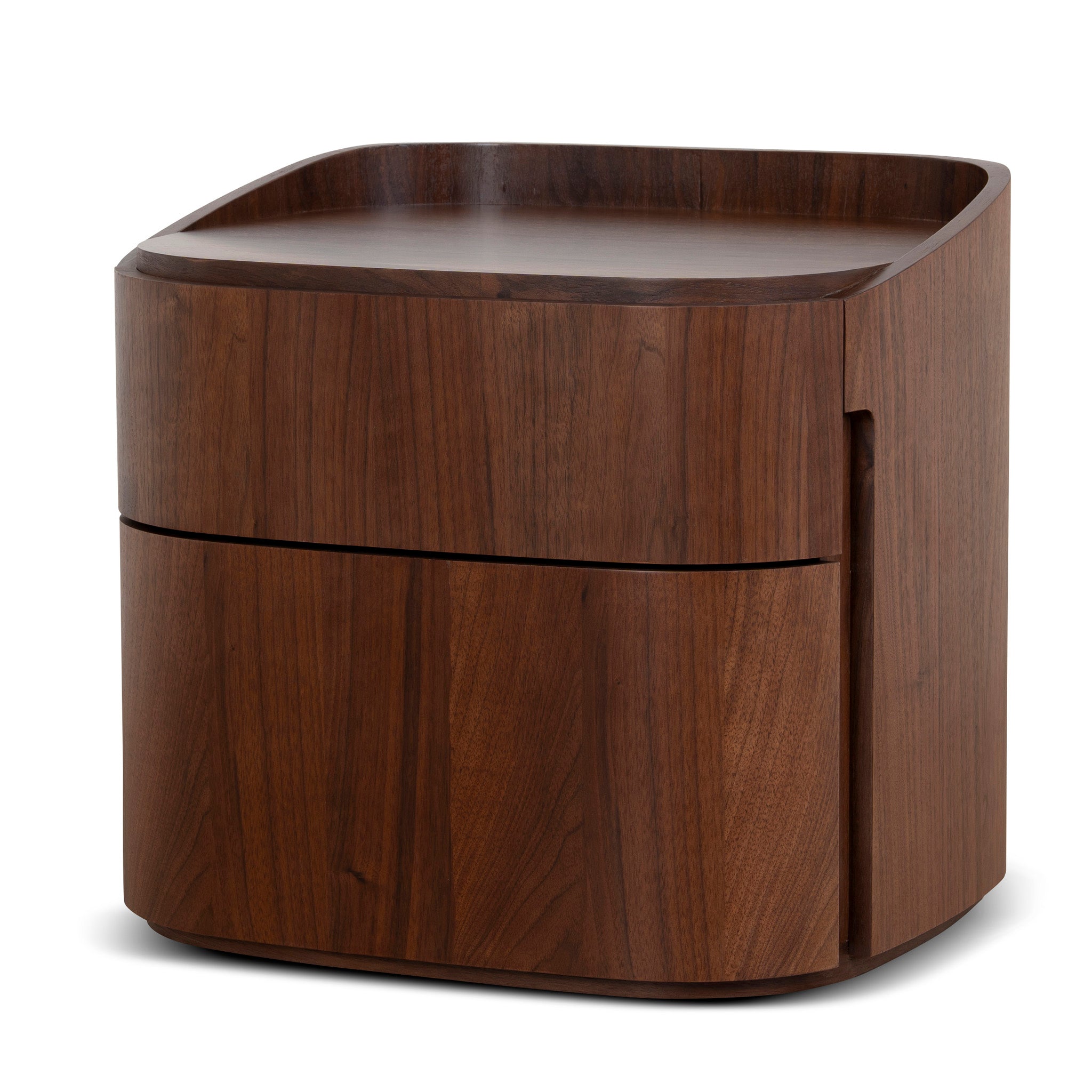 CST10957-IG 55cm Bedside Table - Walnut