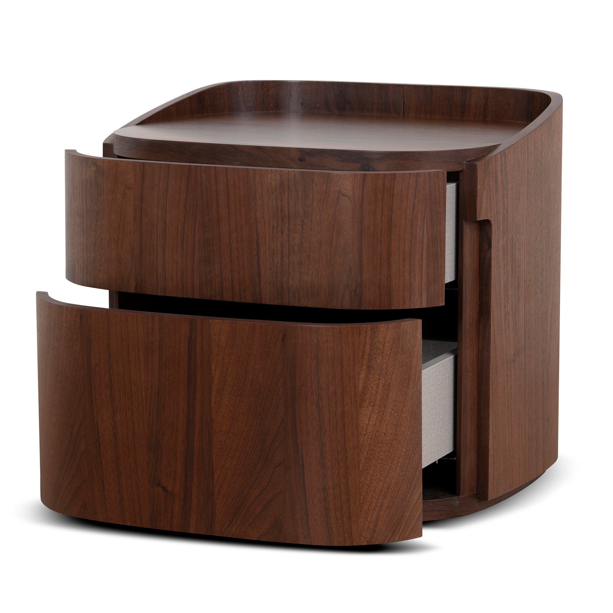 CST10957-IG 55cm Bedside Table - Walnut