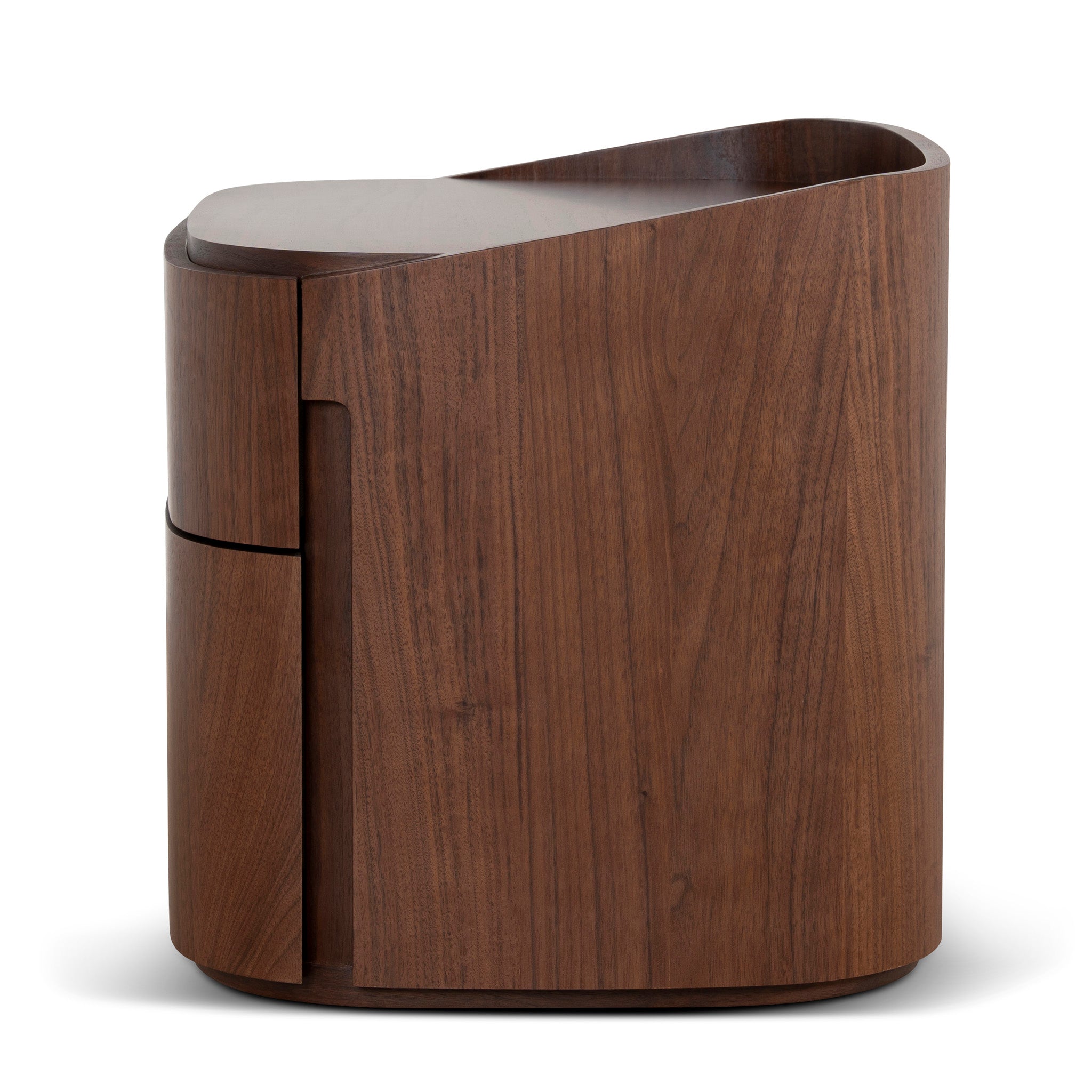 CST10957-IG 55cm Bedside Table - Walnut