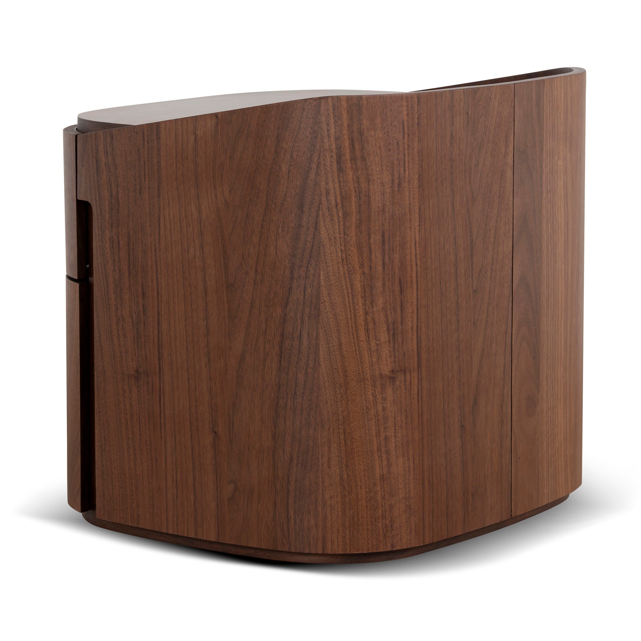 CST10957-IG 55cm Bedside Table - Walnut