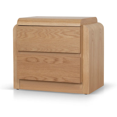 Showcasing Kemoria Bedside Table - Natural ST10958-IG Bedside Table by Calibre Furniturs