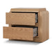 Showcasing Kemoria Bedside Table - Natural ST10958-IG Bedside Table by Calibre Furniturs