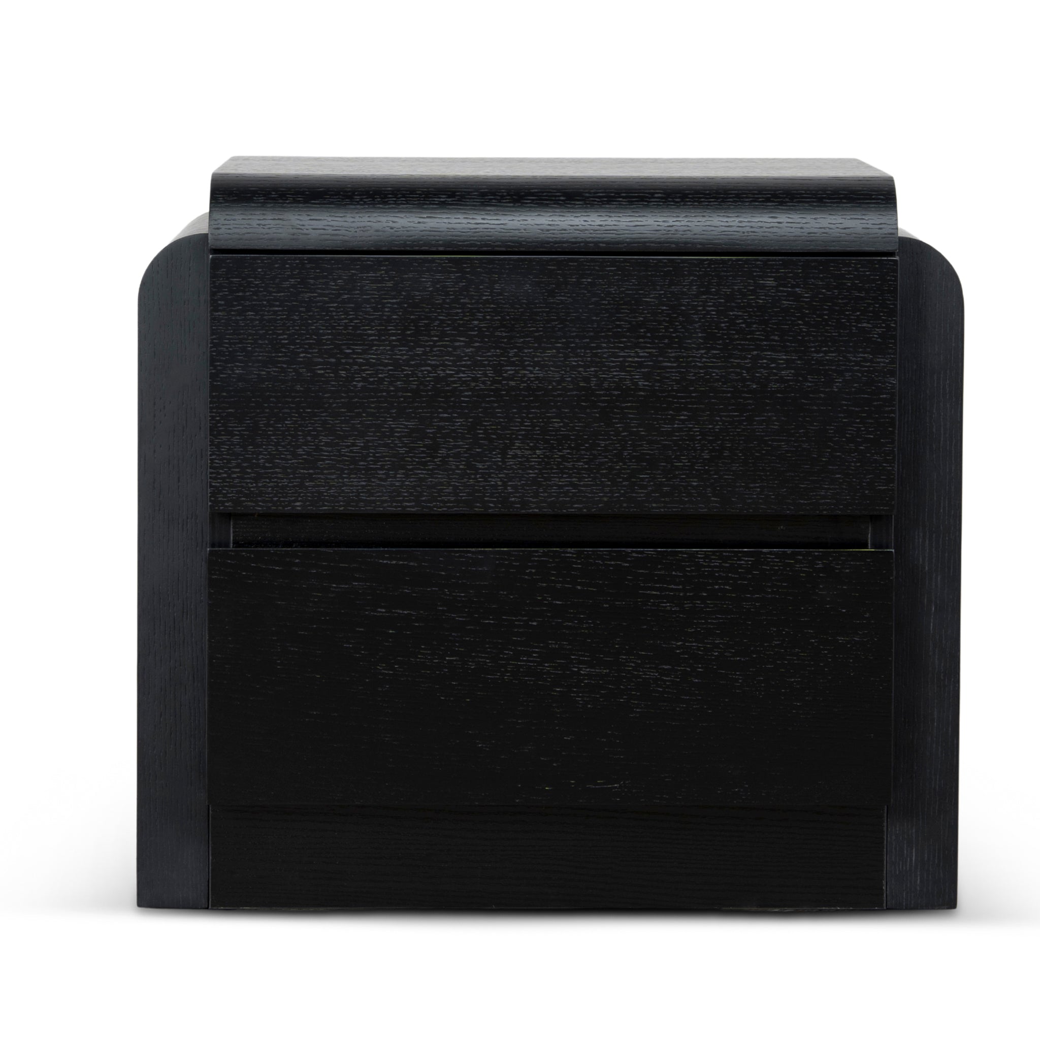 56.8cm Bedside Table - Full Black - image 2