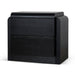 56.8cm Bedside Table - Full Black