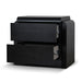 56.8cm Bedside Table - Full Black - image 3