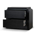 Showcasing Kobelo Bedside Table - Full Black ST10959-IG Bedside Table by Calibre Furniturs