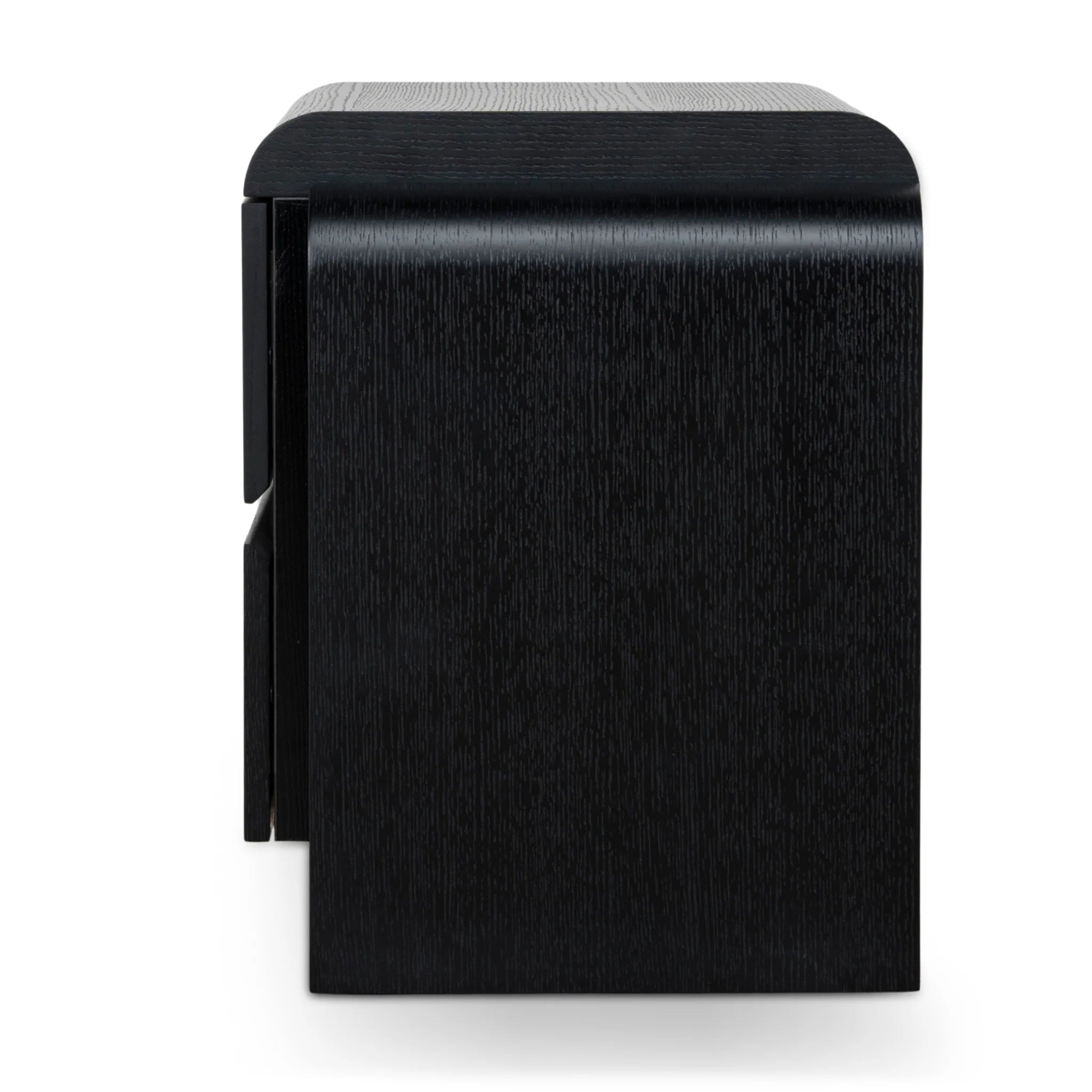 Kobelo Bedside Table - Full Black