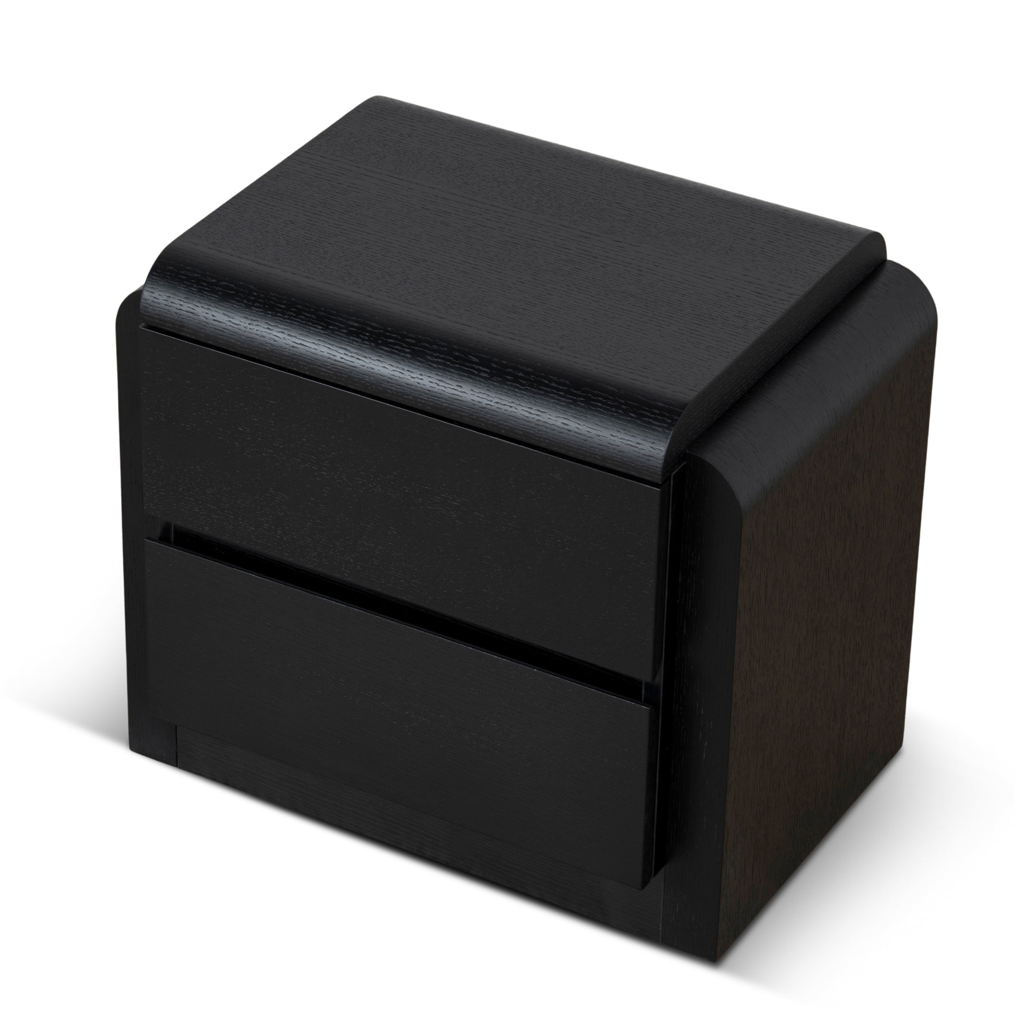 56.8cm Bedside Table - Full Black - image 7
