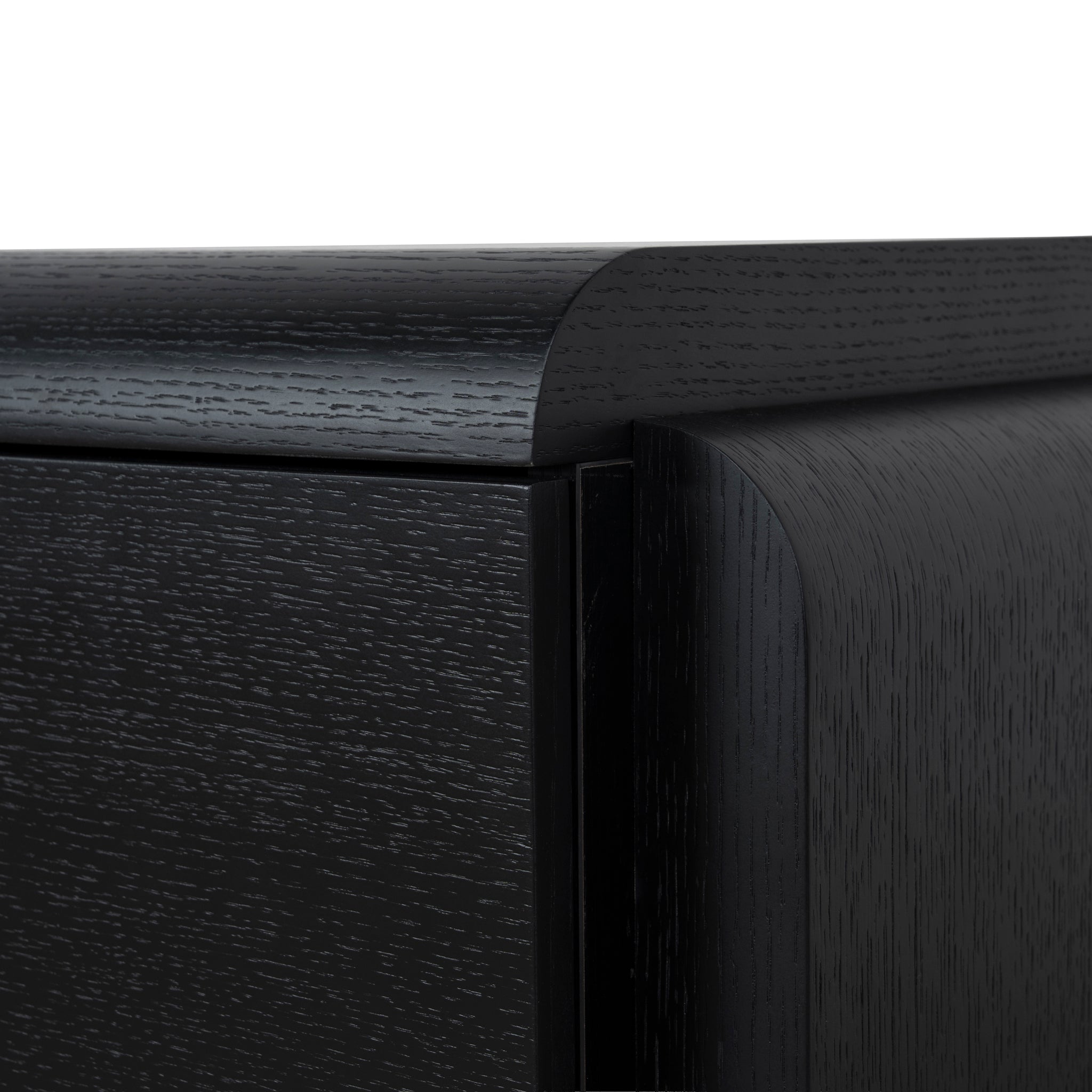 56.8cm Bedside Table - Full Black - image 8