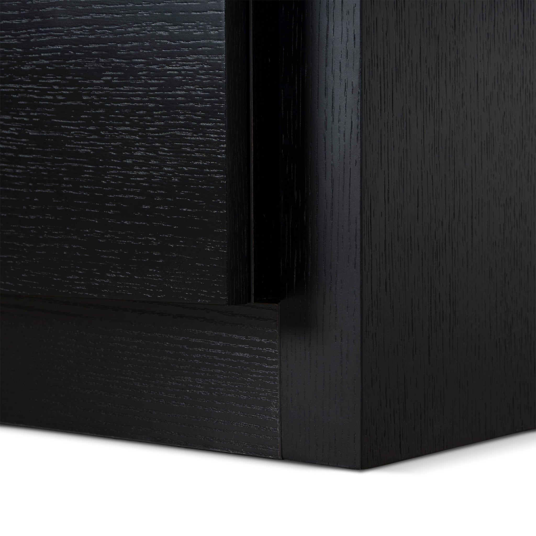 56.8cm Bedside Table - Full Black - image 9