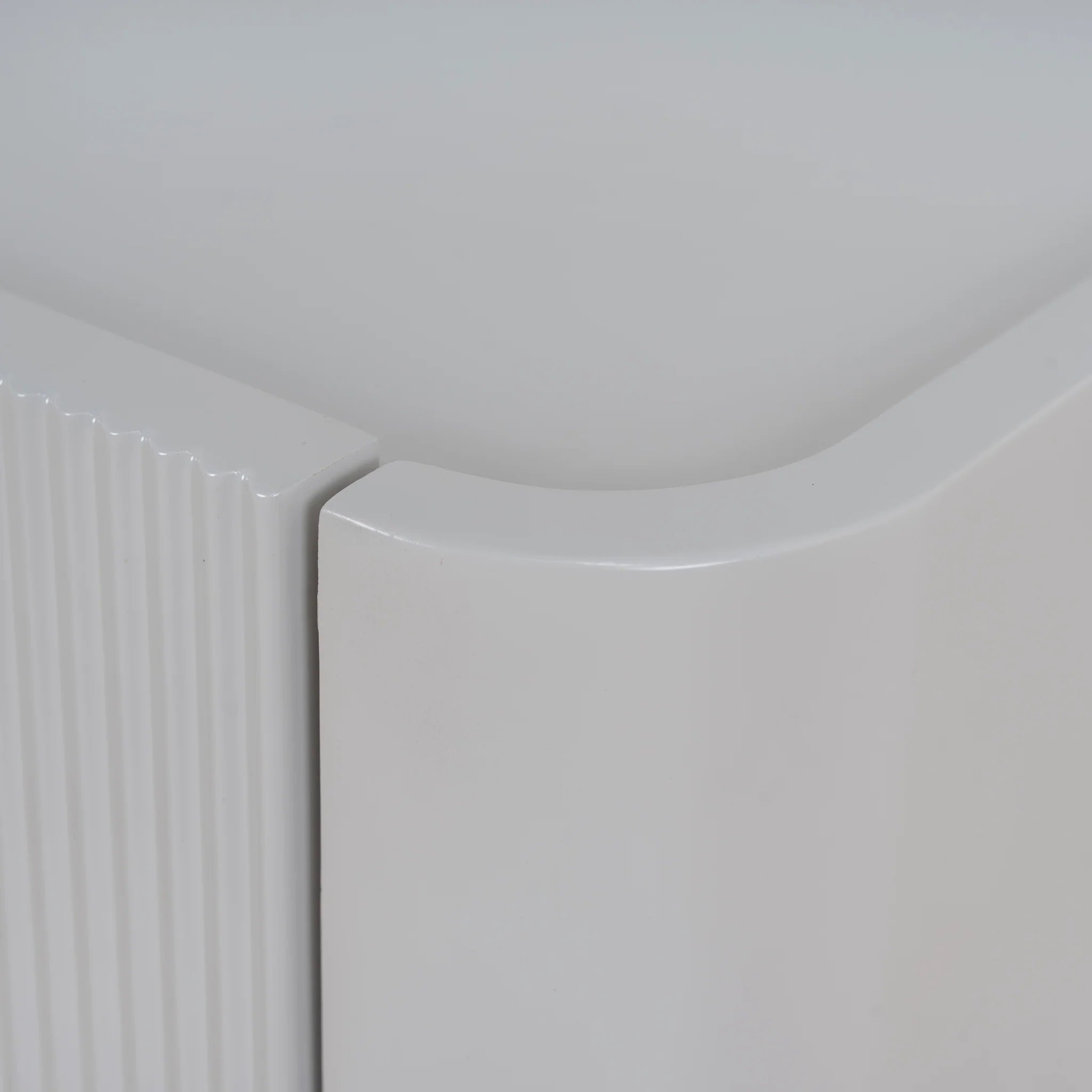 Depavana Bedside Table - Warm Grey