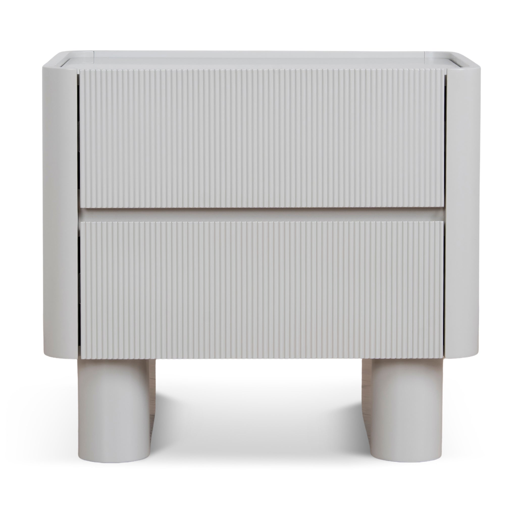 CST10960-IG 60cm Bedside Table - Warm Grey