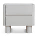 Showcasing Depavana Bedside Table - Warm Grey ST10960-IG Bedside Table by Calibre Furniturs