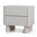 Showcasing Depavana Bedside Table - Warm Grey ST10960-IG Bedside Table by Calibre Furniturs