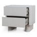 Showcasing Depavana Bedside Table - Warm Grey ST10960-IG Bedside Table by Calibre Furniturs