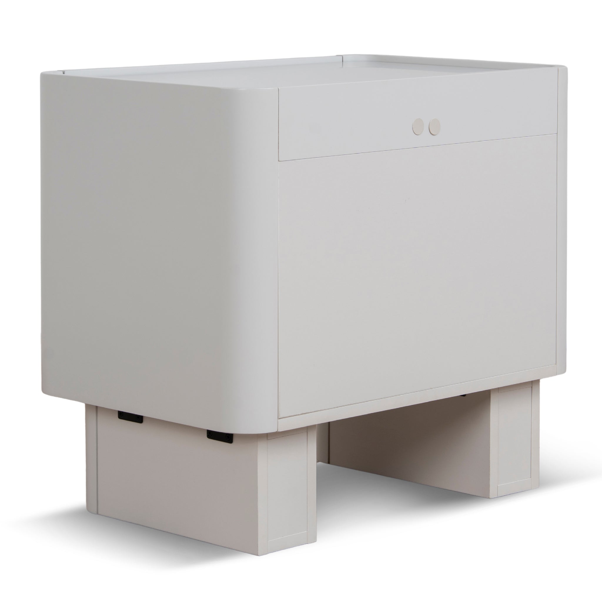 CST10960-IG 60cm Bedside Table - Warm Grey
