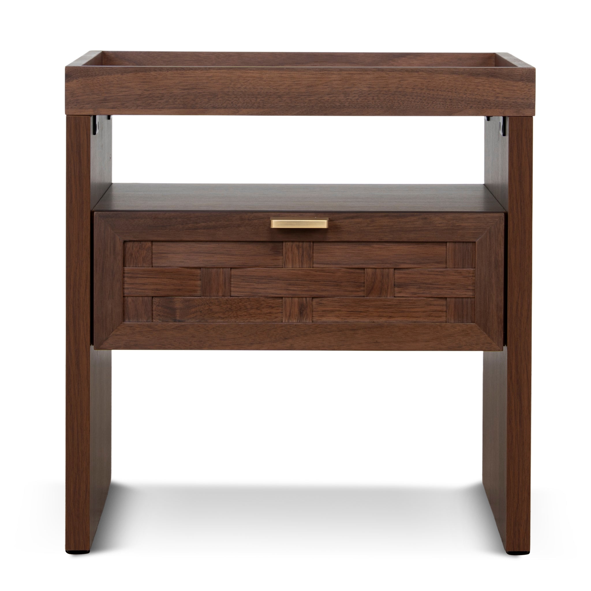 CST10972-IG 48cm Bedside Table - Walnut
