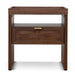 Showcasing Pekema Bedside Table - Walnut ST10972-IG Bedside Table by Calibre Furniturs