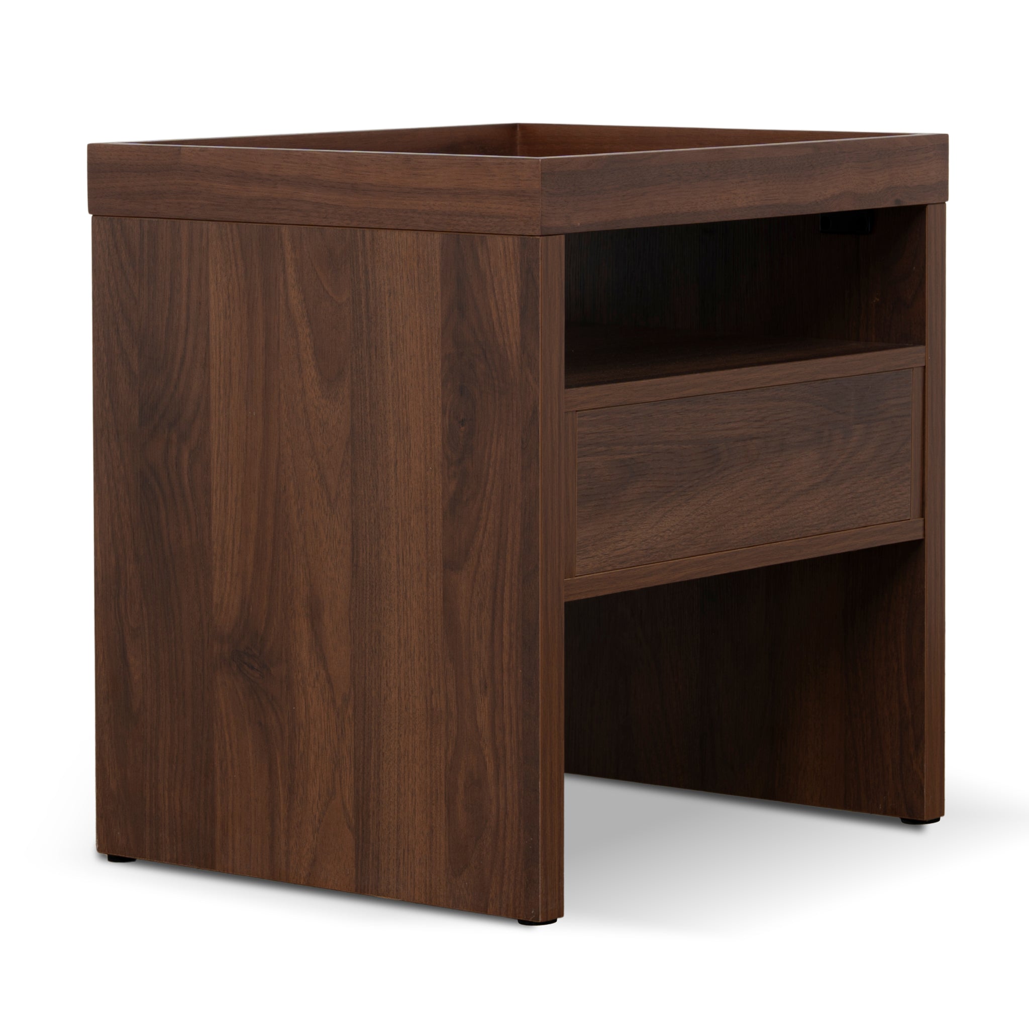 CST10972-IG 48cm Bedside Table - Walnut