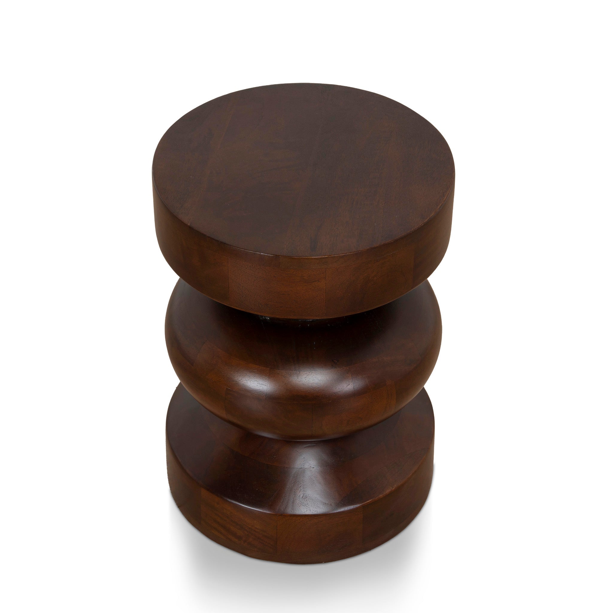 33cm Side Table - Walnut
