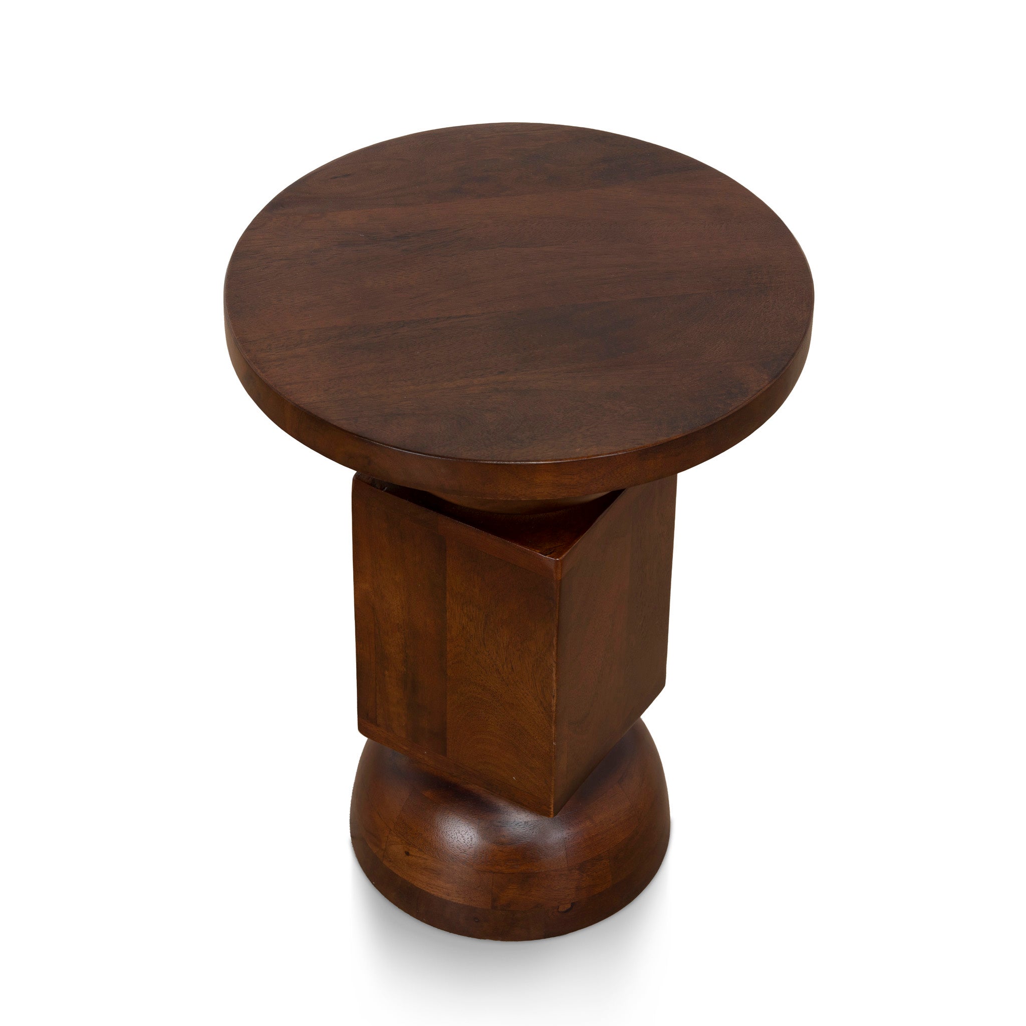 35cm Side Table - Walnut