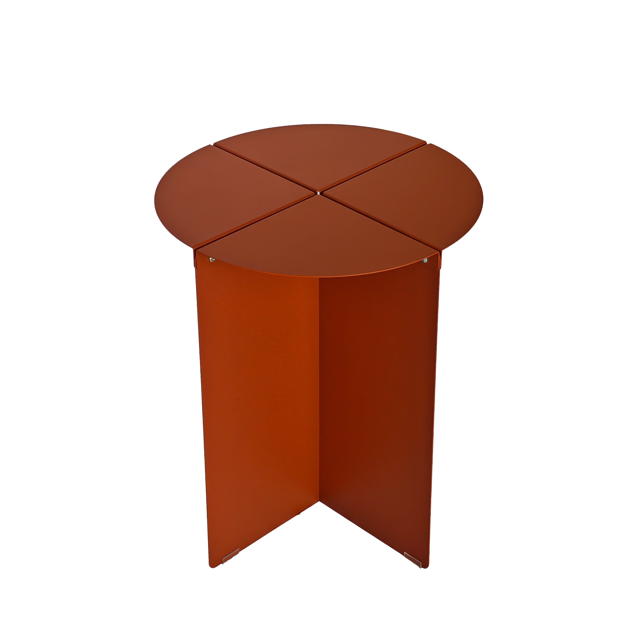 38cm Round Side Table - Terracotta