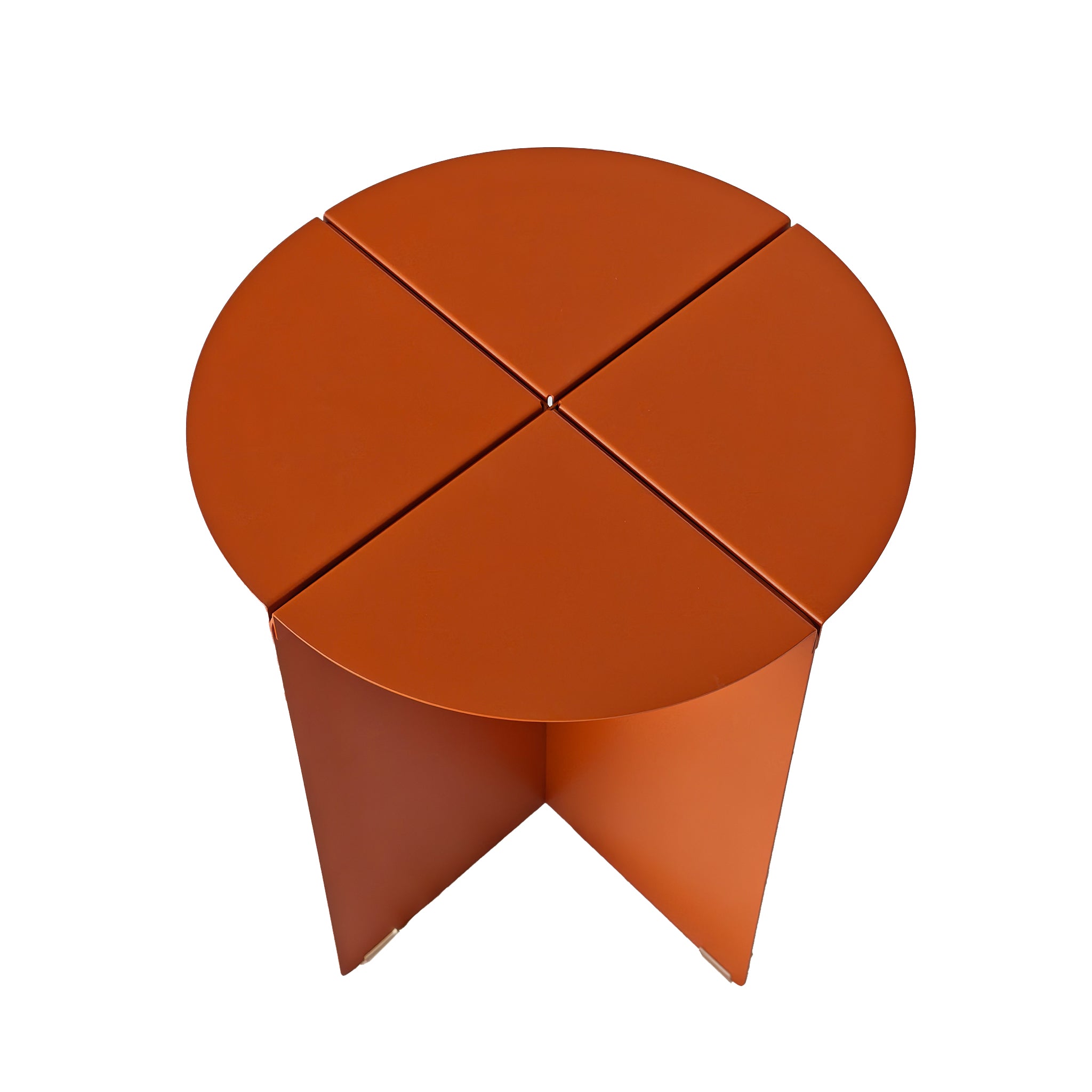 38cm Round Side Table - Terracotta