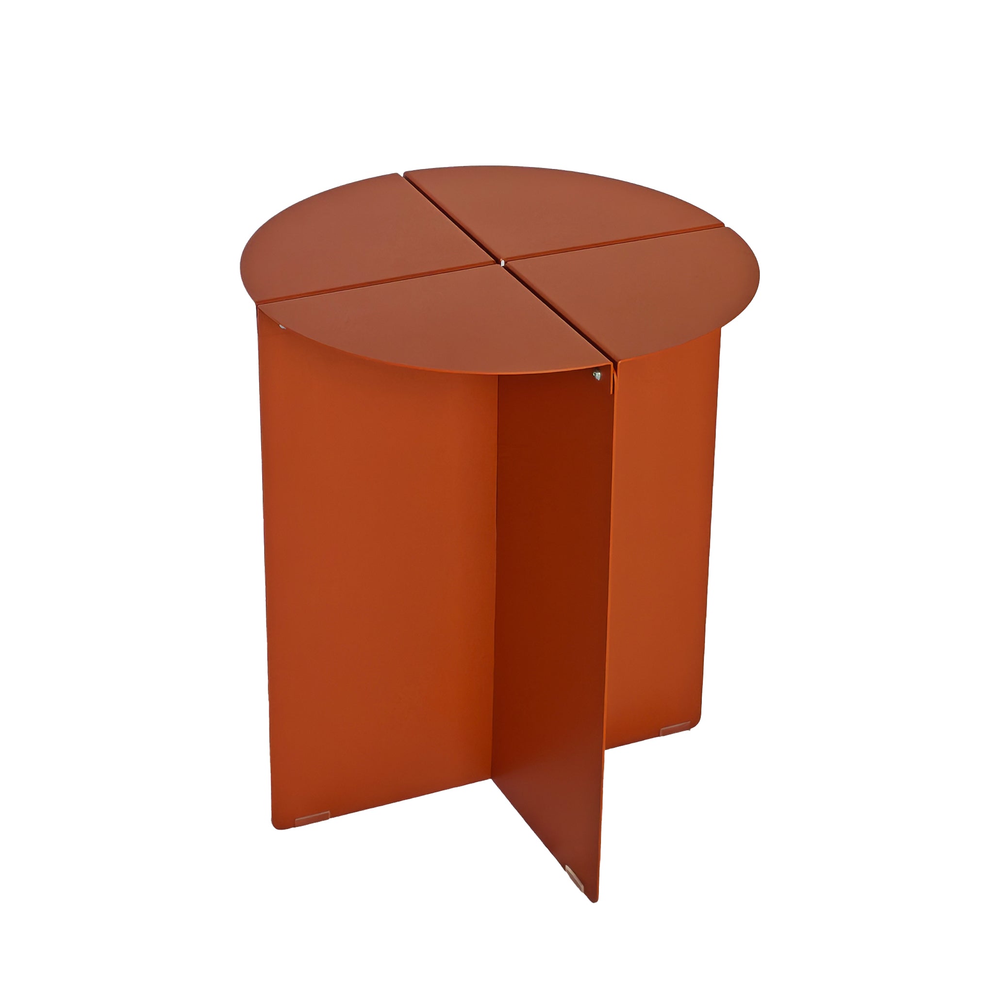 38cm Round Side Table - Terracotta