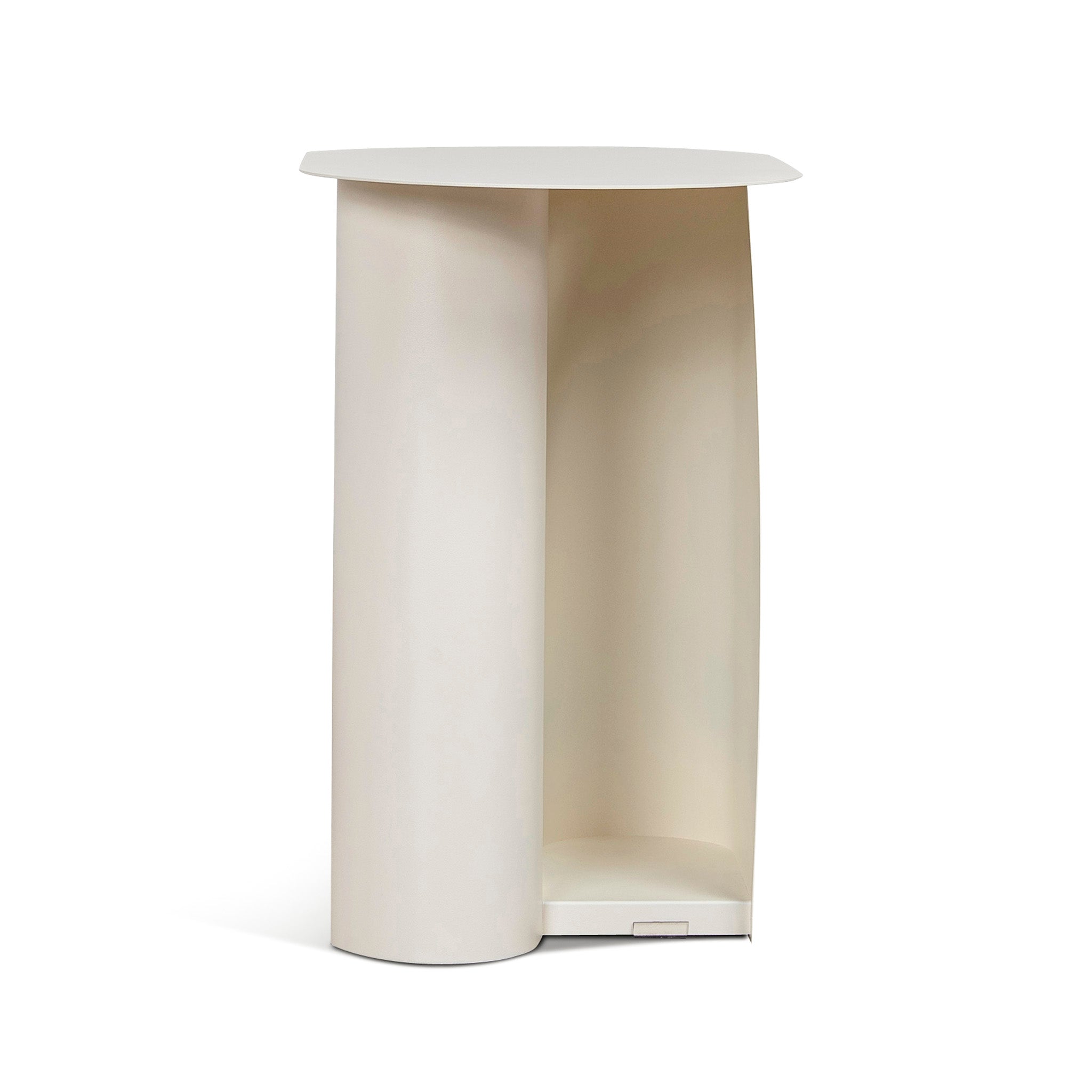 50cm Side Table - Ivory White - image 3