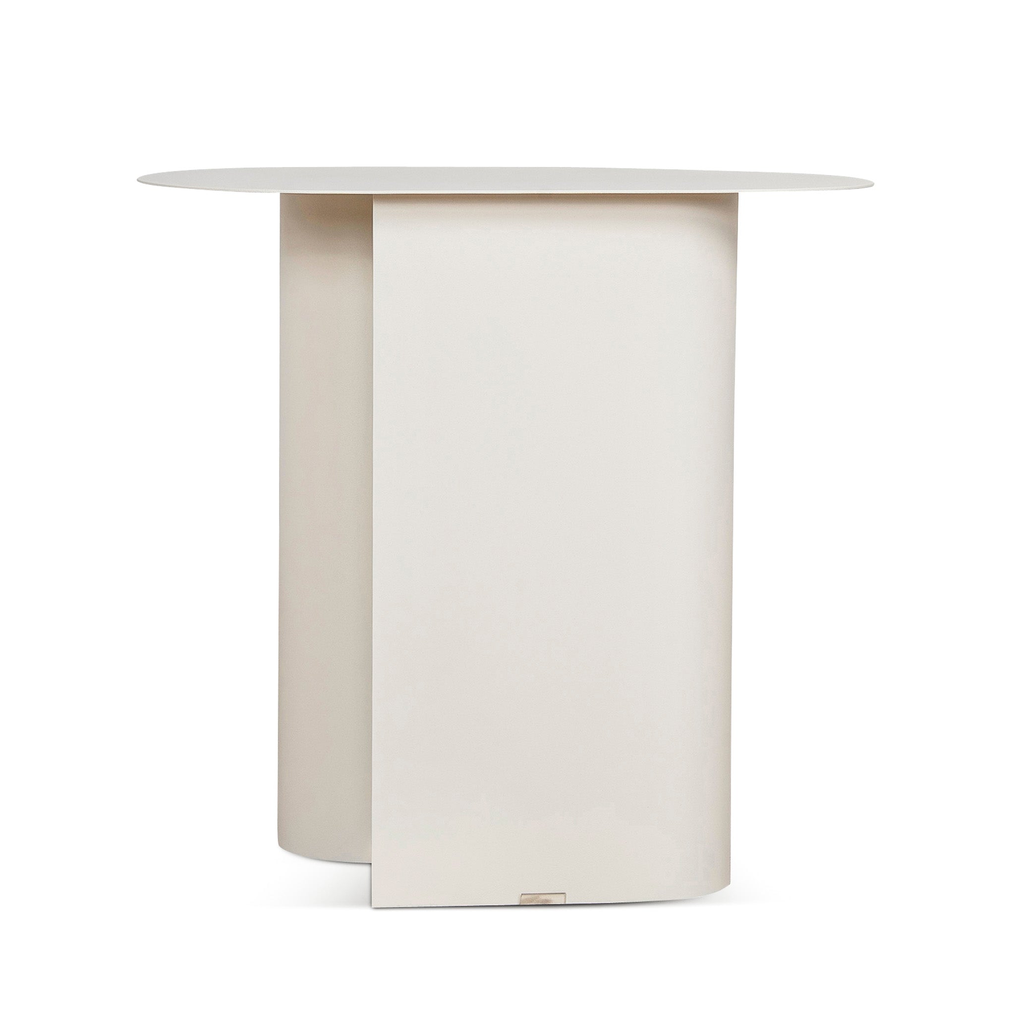 50cm Side Table - Ivory White - image 4
