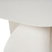 50cm Side Table - Ivory White - image 9