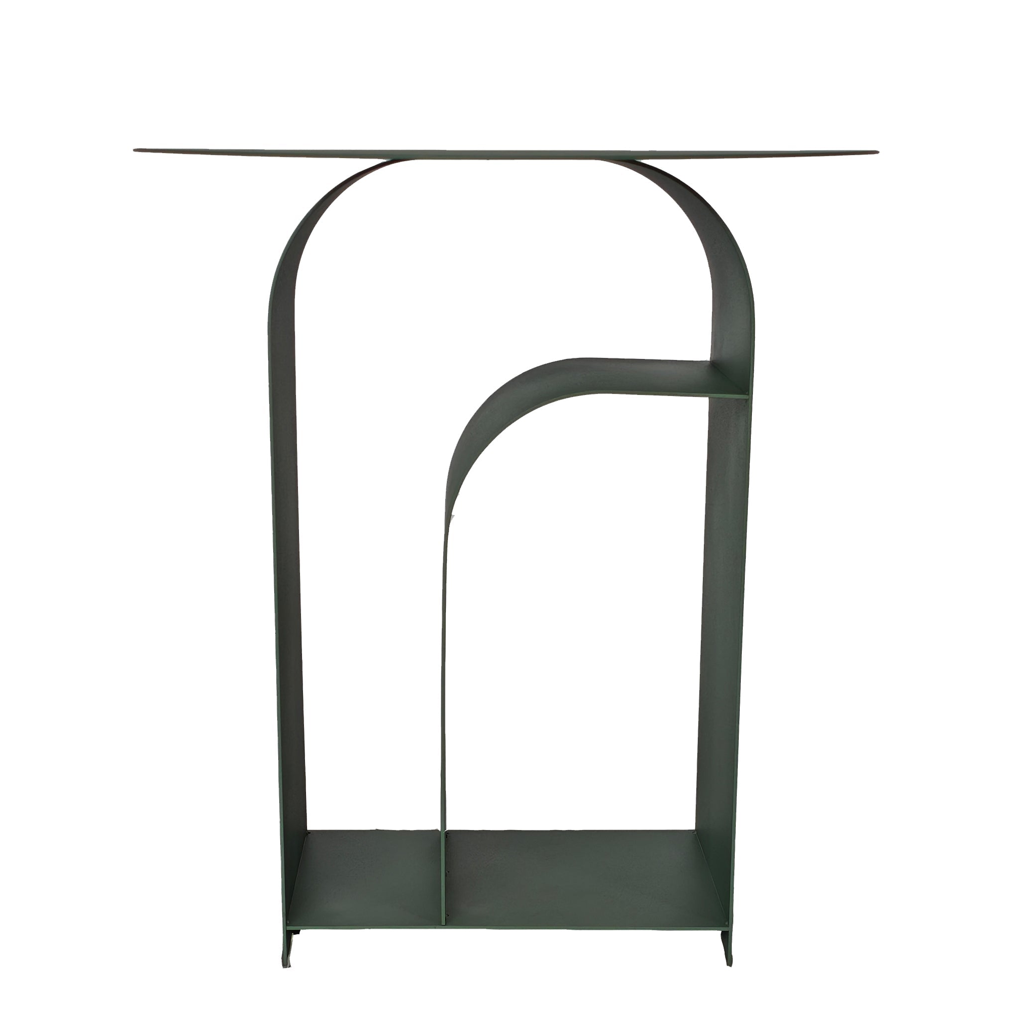 CST12073-BC 38cm Round Side Table - Sage Green