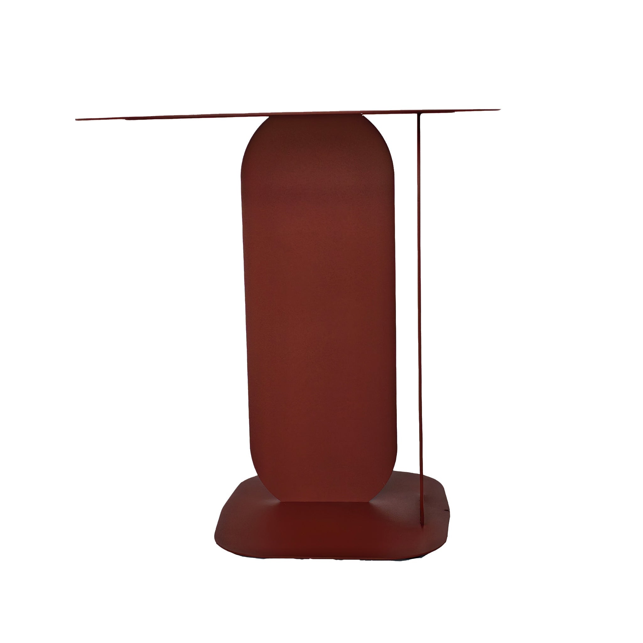 CST12078-BC 45cm Side Table - Burgundy Red