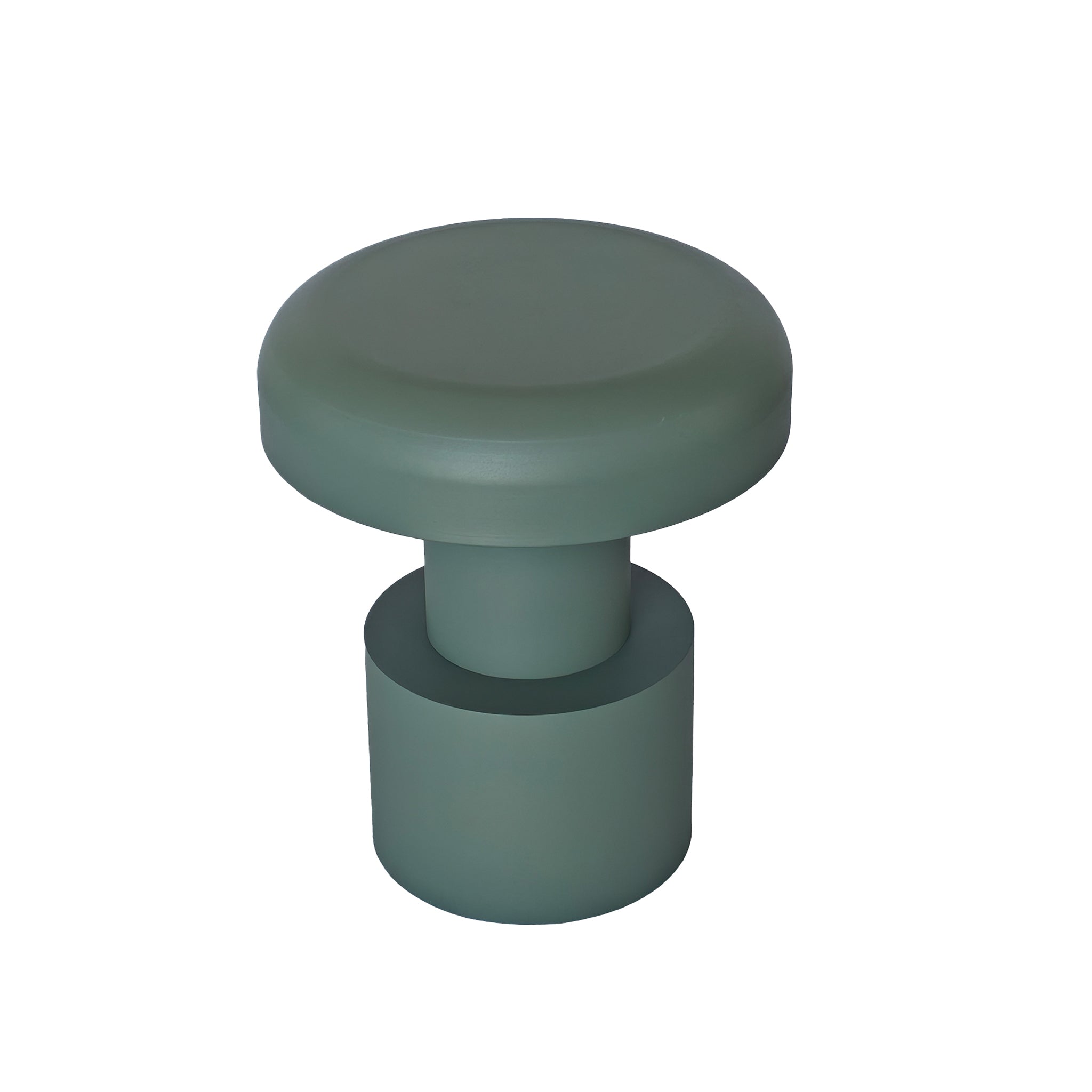 CST12080-BC 40cm Round Side Table - Derbo Sage Green