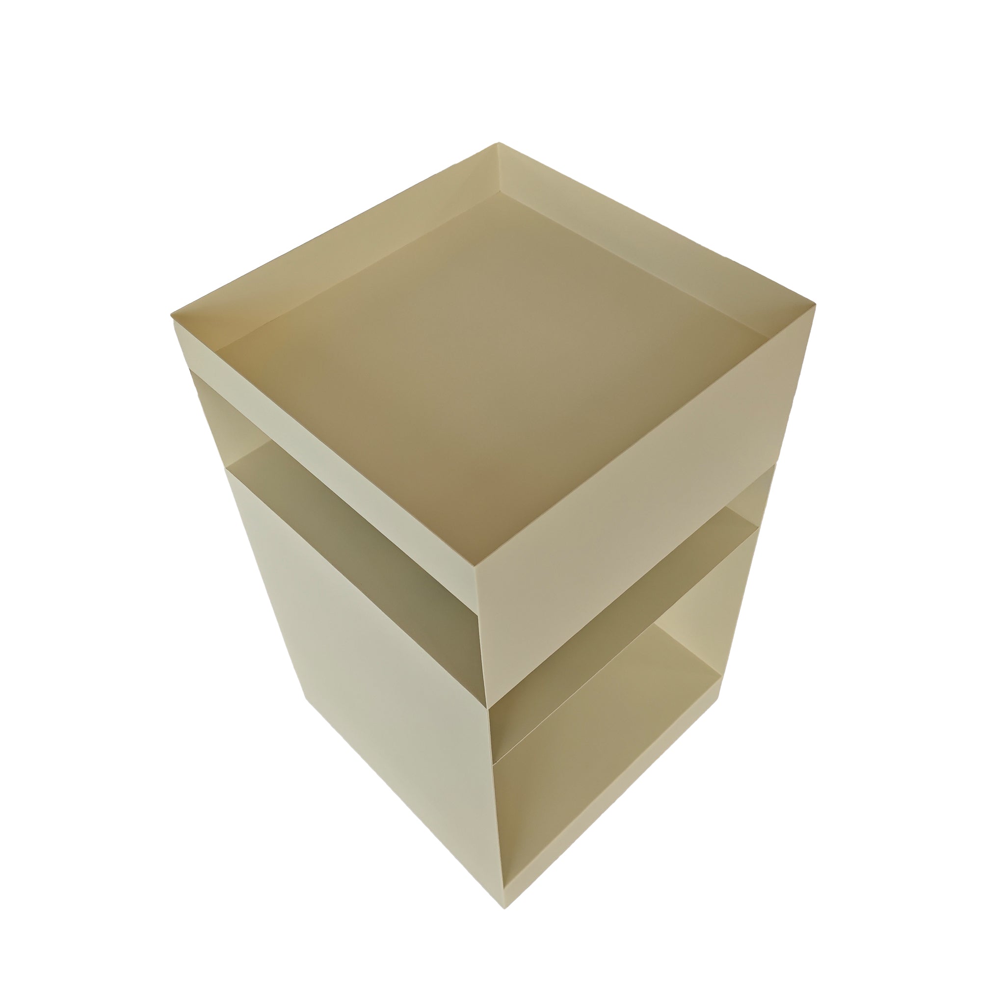 CST12082-BC 35cm Square Side Table - Ivory White