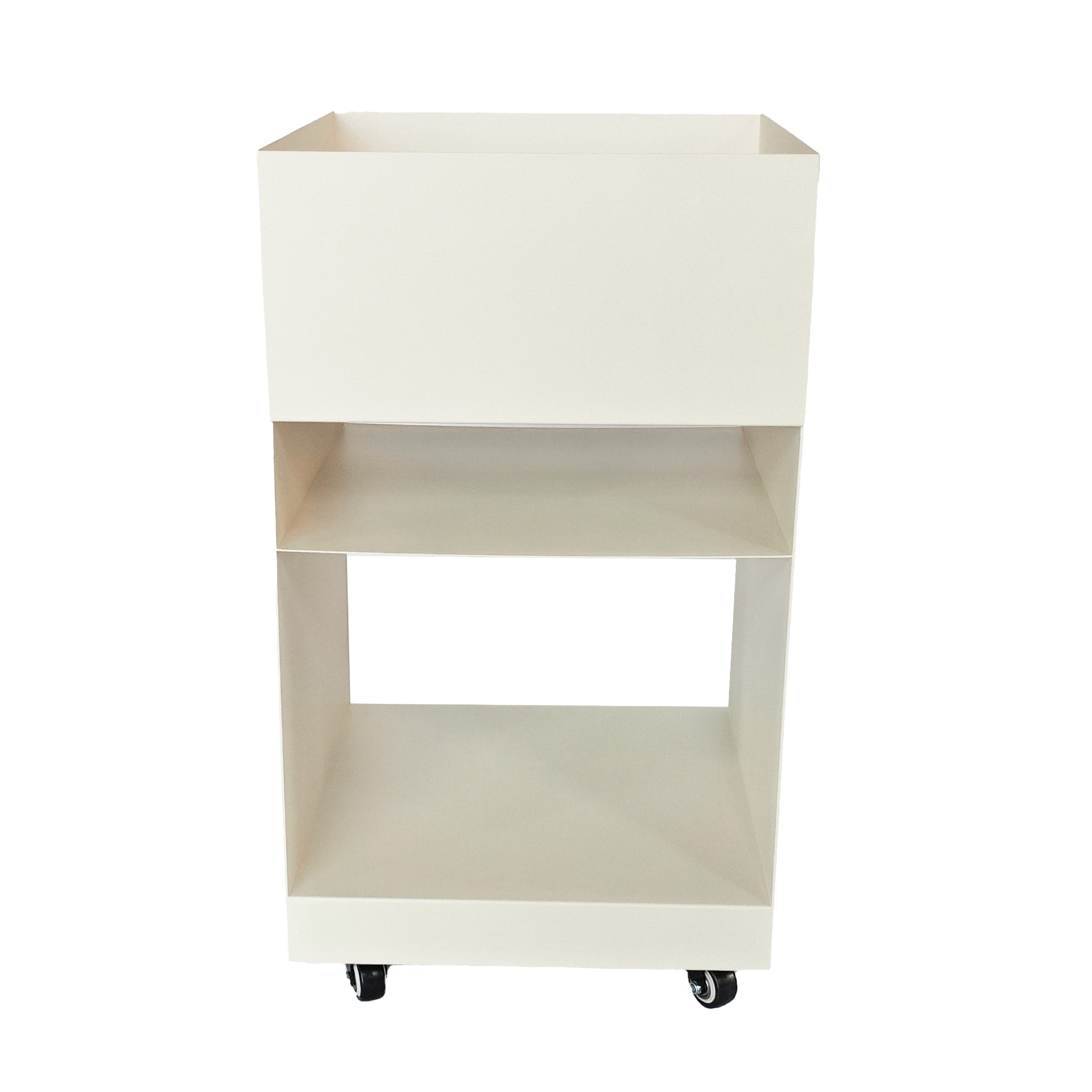 CST12082-BC 35cm Square Side Table - Ivory White