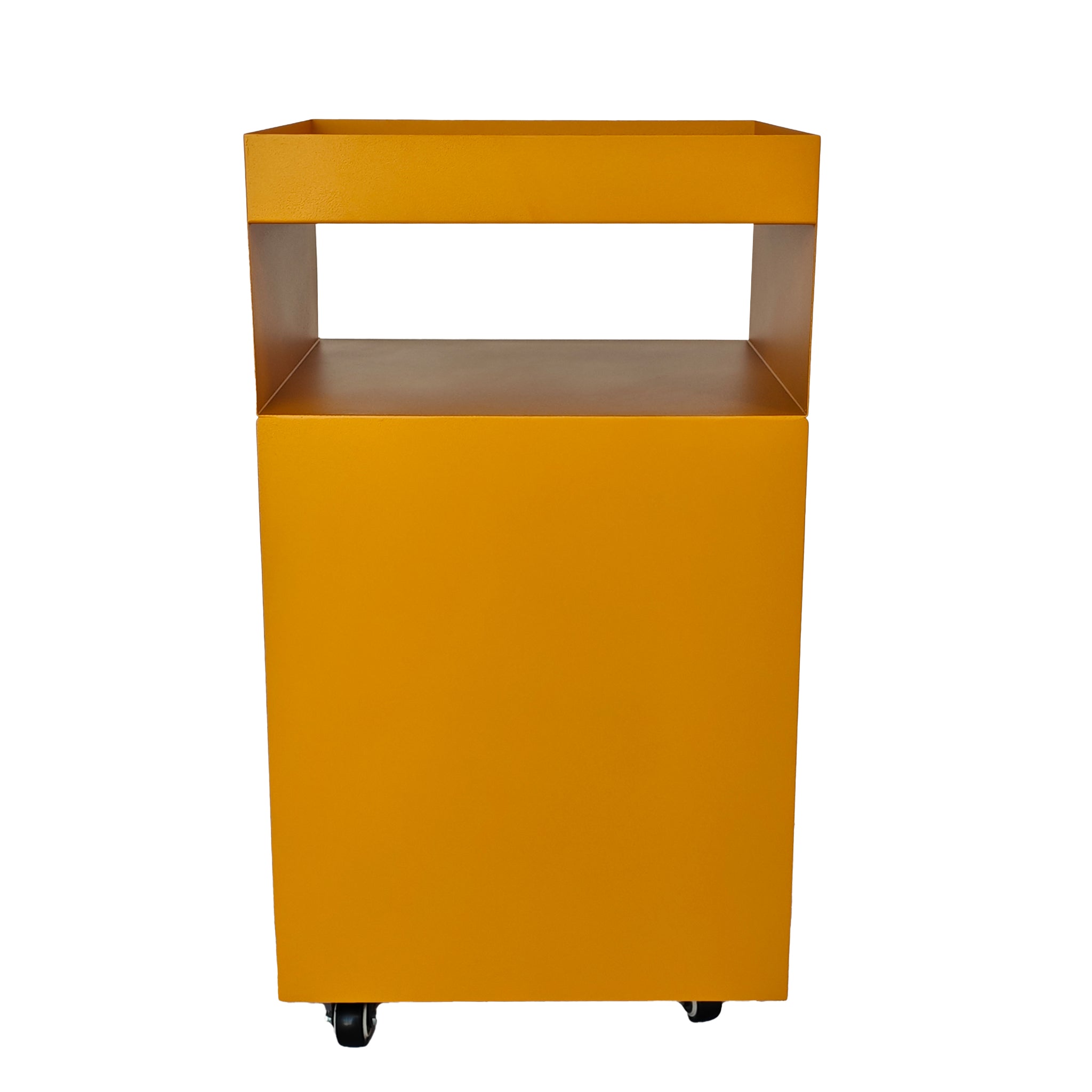CST12083-BC 35cm Square Side Table - Sandy Mustard