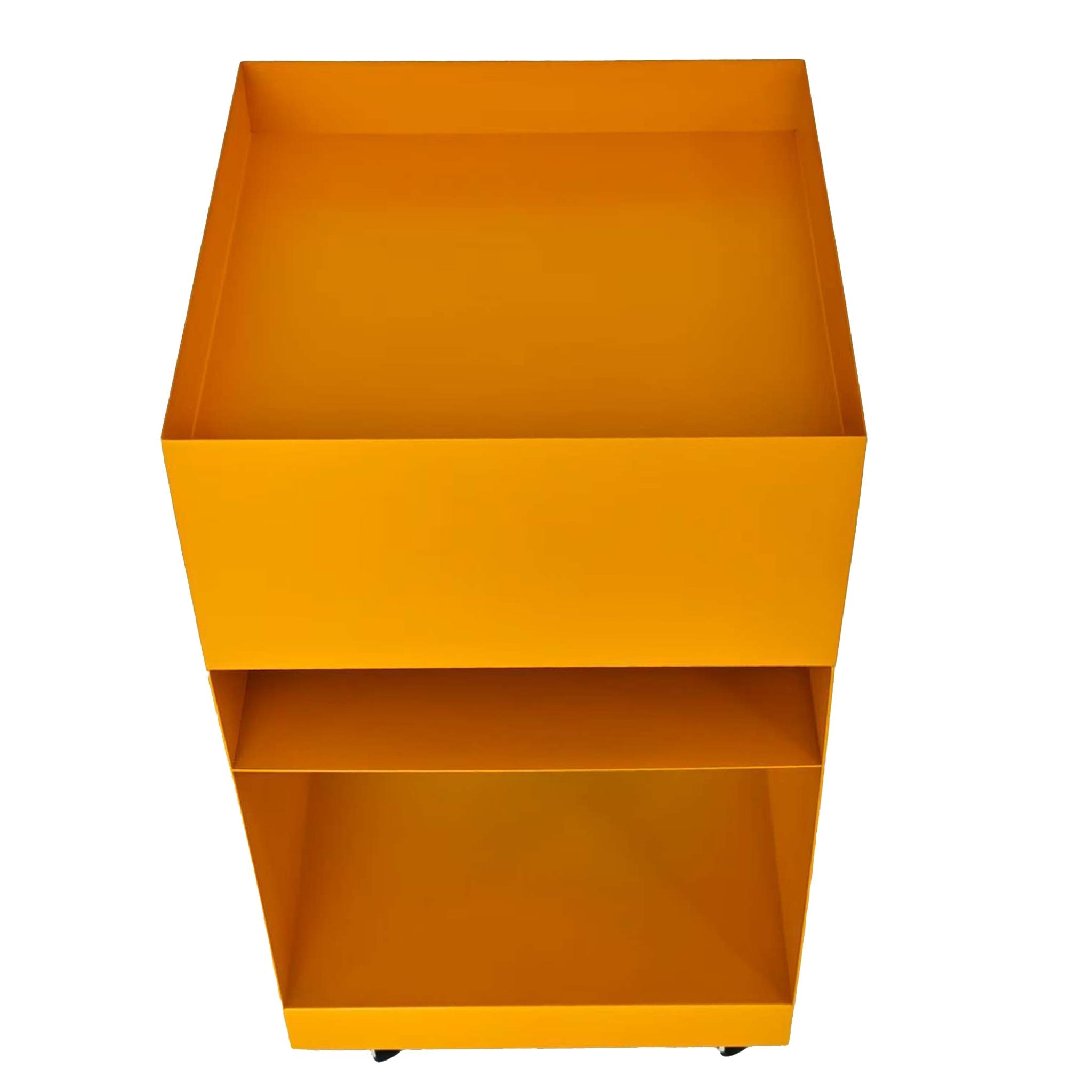 CST12083-BC 35cm Square Side Table - Sandy Mustard