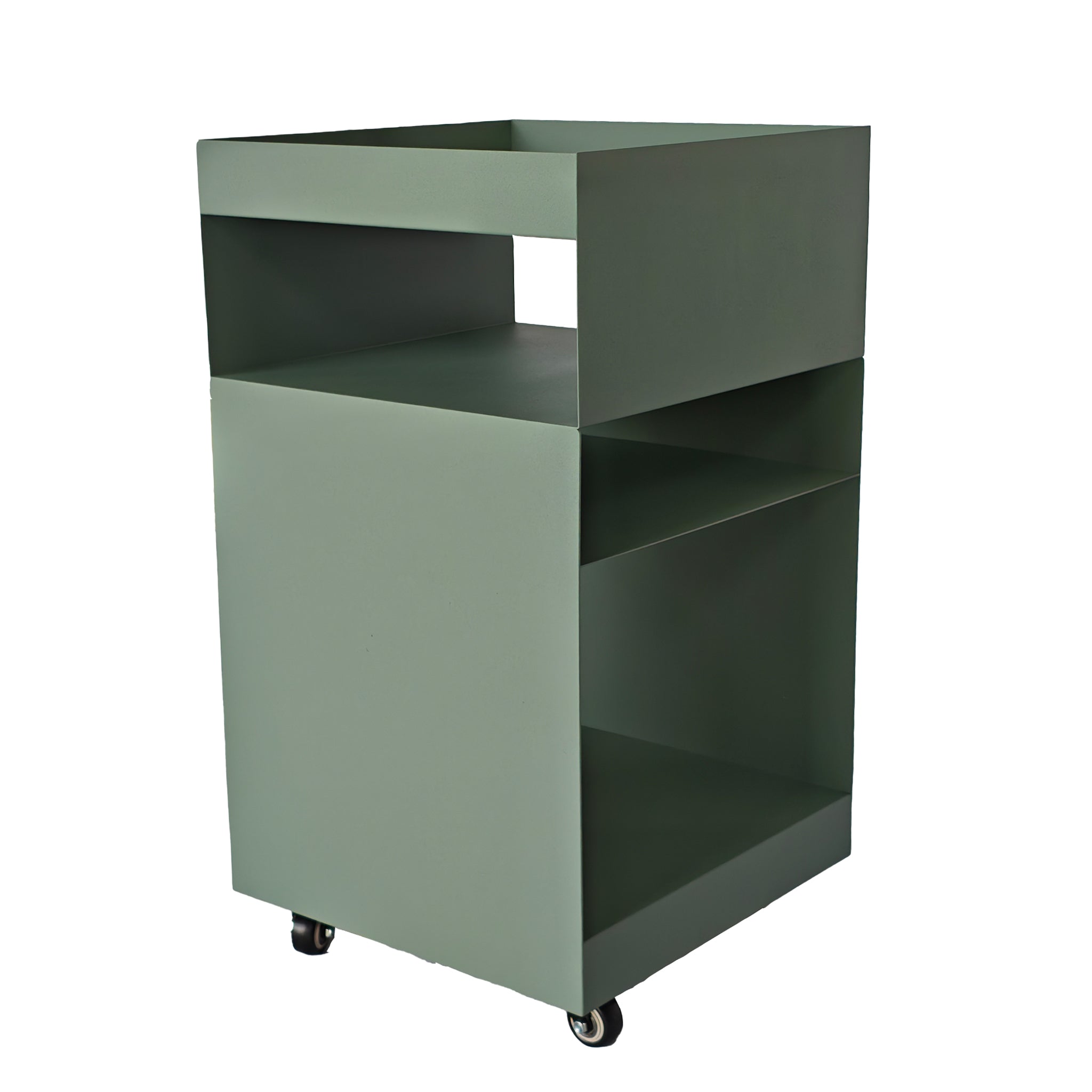 35cm Square Side Table - Sage Green