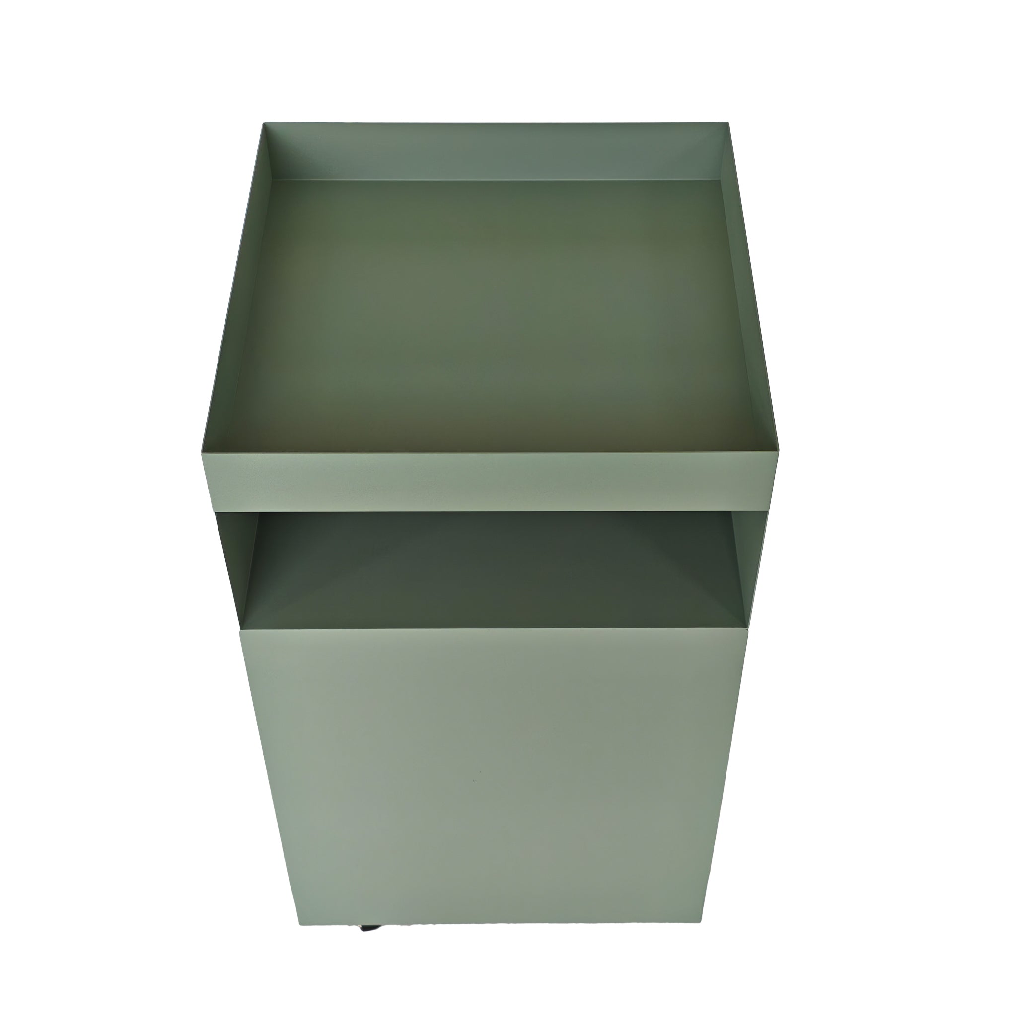 CST12084-BC 35cm Square Side Table - Sage Green