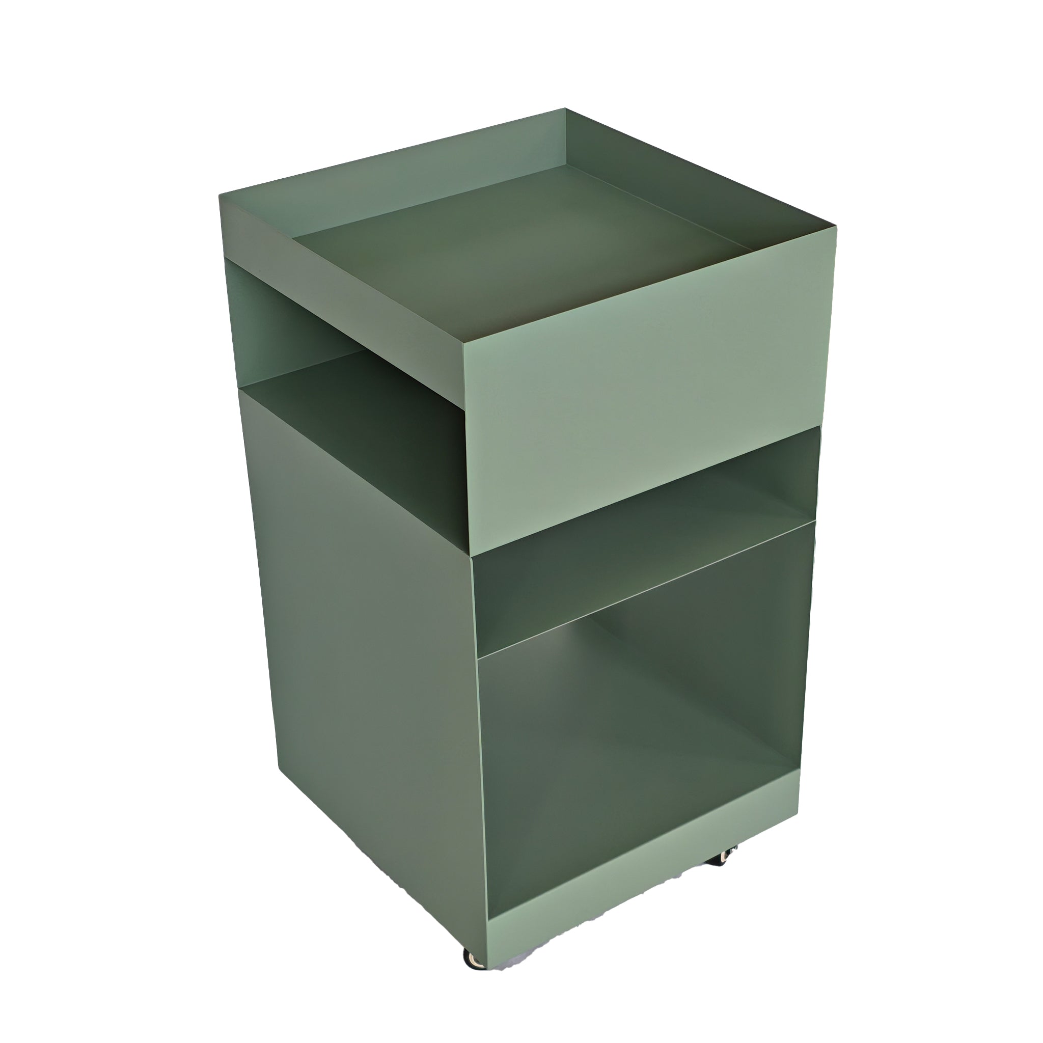 CST12084-BC 35cm Square Side Table - Sage Green