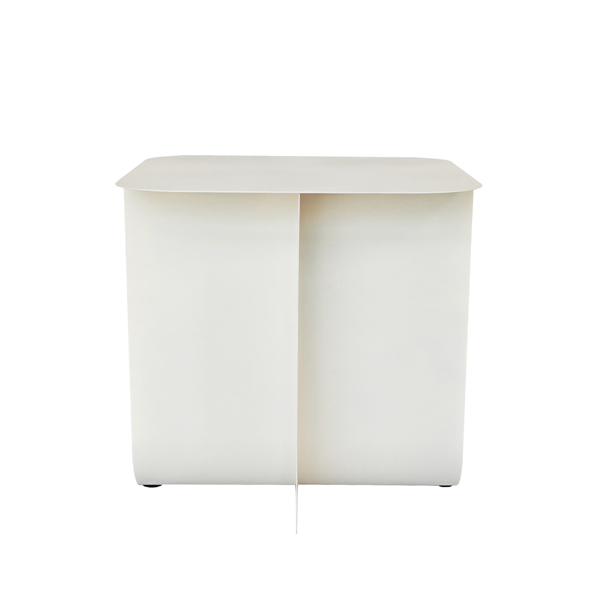 45cm Side Table - Ivory White - image 3