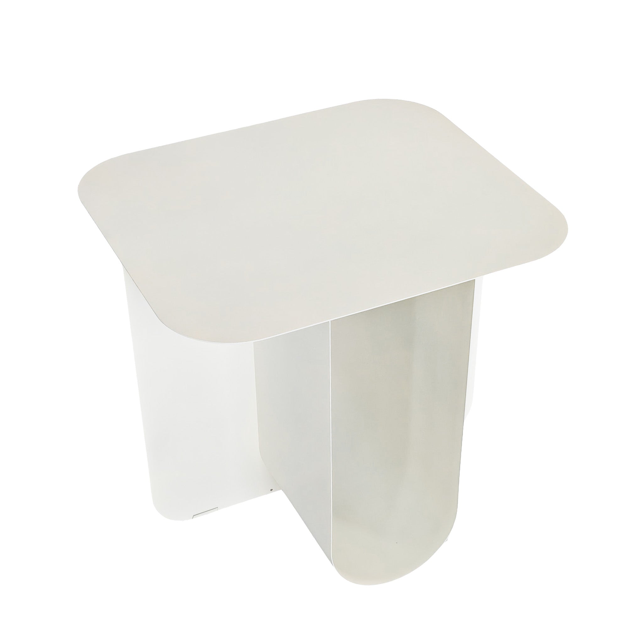 45cm Side Table - Ivory White - image 4