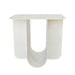45cm Side Table - Ivory White - image 2